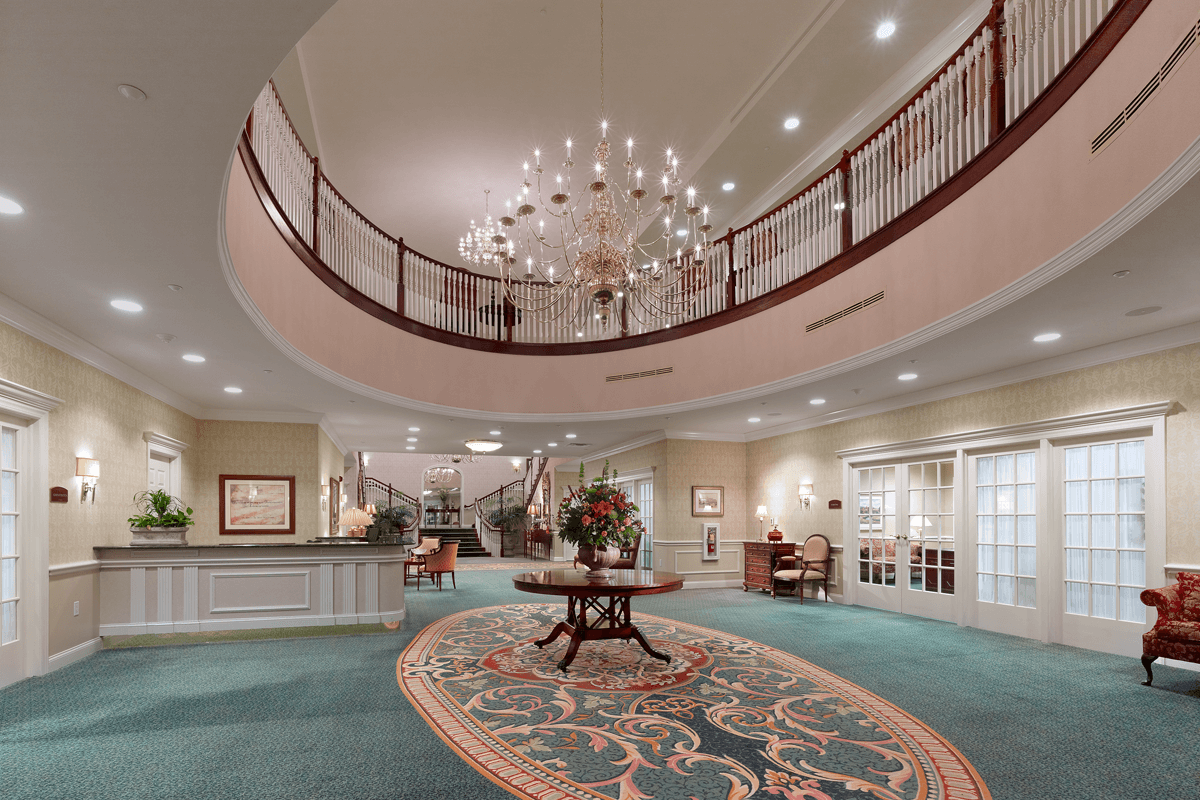 OUR BRADFORD CLUBHOUSE LOBBY