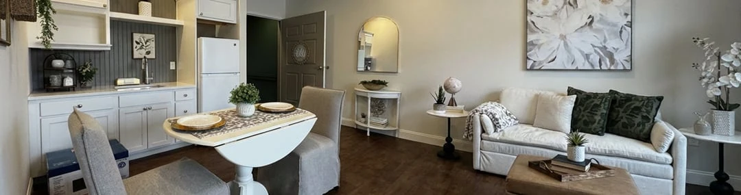 Offering an open floor plan, with a spacious kitchenette/living area, these new 1-bedroom personal care suites are now available within The Inn at Shannondell.